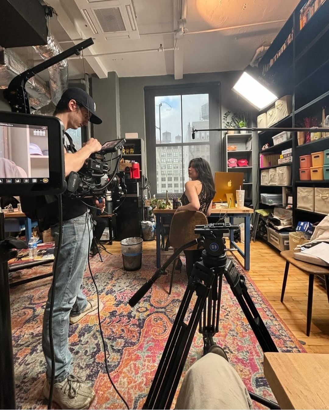 On set